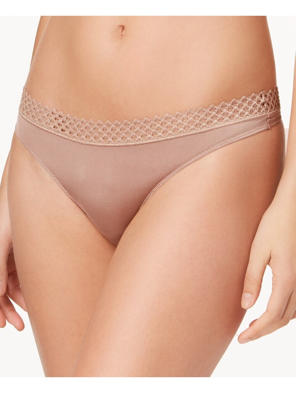 B.Tempt'D By Wacoal Womens Tied In Dots Lace-Waist Thong Size L